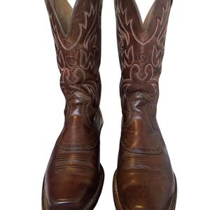 Ariat Legend 10002299(35709) Brown Leather Cowboy Boots Men's US Size 9D